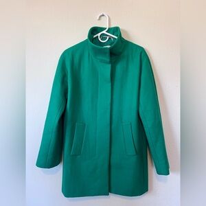 J Crew Factory Stadium Cloth Cocoon Coat Size 6